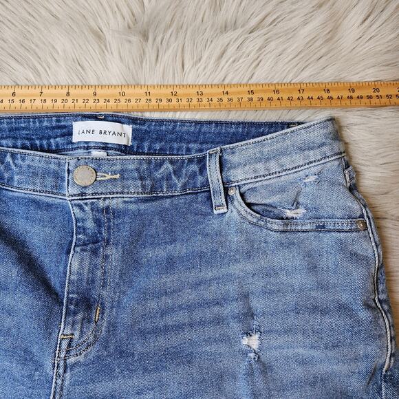 Lane Bryant Mid Rise Boyfriend Capri Signature Fit Flex Magic Waistband Size 16 - Picture 8 of 10
